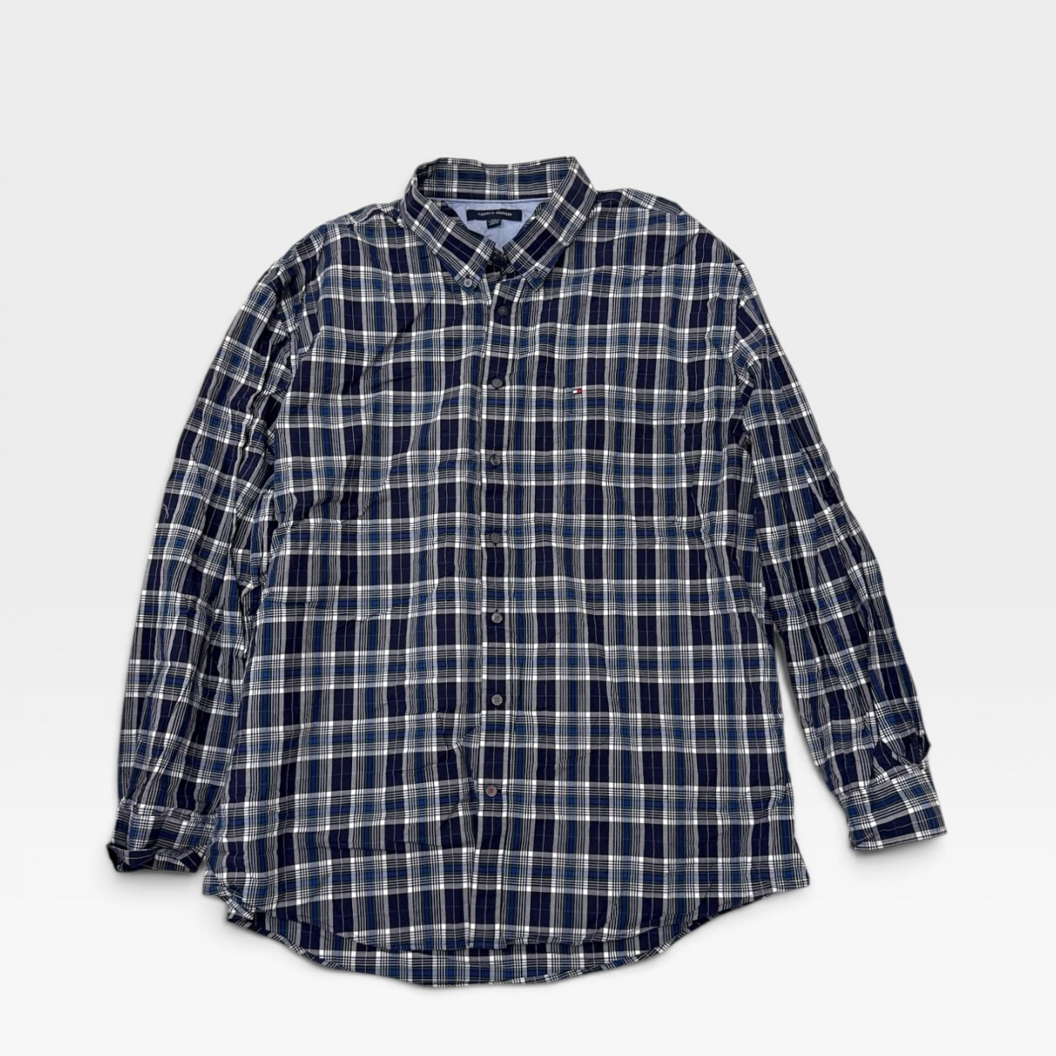 Tommy Hilfiger Καρό Πουκάμισο Navy