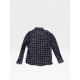 Tommy Hilfiger Καρό Πουκάμισο Navy με Button Down Γιακά
