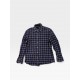 Tommy Hilfiger Καρό Πουκάμισο Navy με Button Down Γιακά