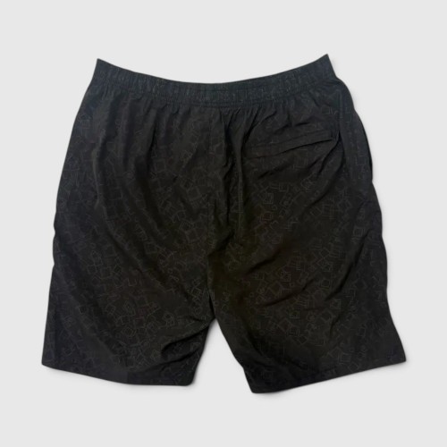 Adidas Μαύρη Αθλητική Βερμούδα με Geometric Print / Pre-Owned