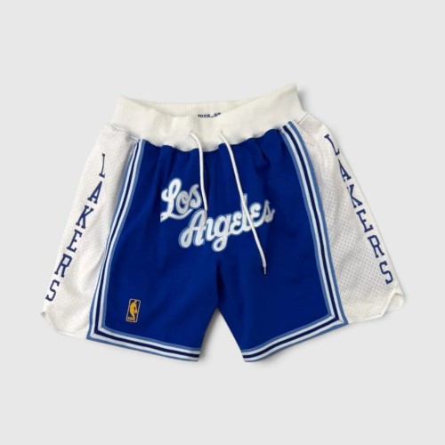 NBA Los Angeles Lakers Μπλε–Λευκή Retro Basketball Βερμούδα / Pre-Owned