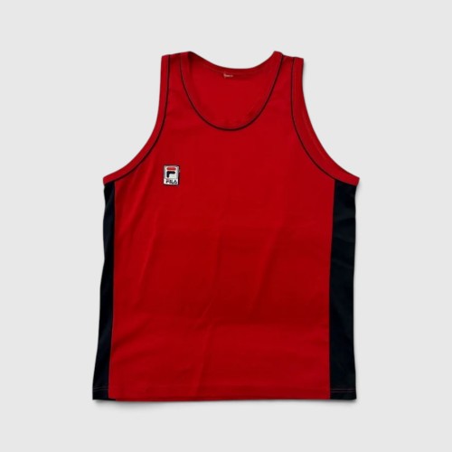 Fila Vintage Sports Tank Top Red Navy / Pre-Owned