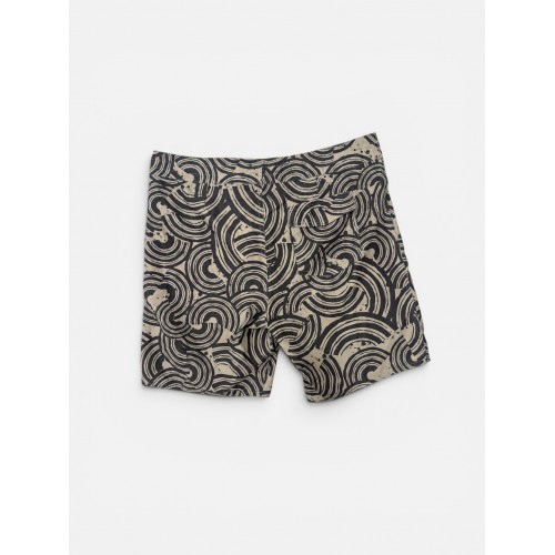 Ανδρικό Μαγιό Βερμούδα με Abstract Wave Print