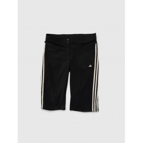 Adidas Γυναικείο Capri Παντελόνι Μαύρο με 3-Stripes / Pre-Owned