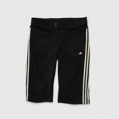 Adidas Γυναικείο Capri Παντελόνι Μαύρο με 3-Stripes / Pre-Owned