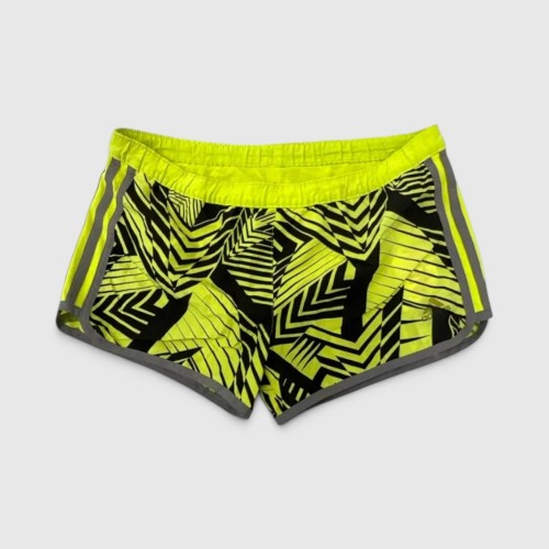 Adidas Γυναικείο Running Σορτς DryFit Neon Κίτρινο  / Pre-Owned