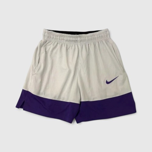 Nike Vintage Αθλητικό Σορτς Λευκό Μωβ / Pre-Owned