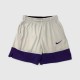 Nike Vintage Αθλητικό Σορτς Λευκό Μωβ / Pre-Owned