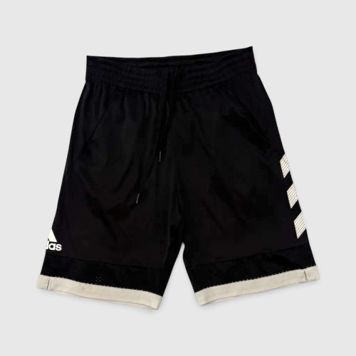 Adidas Μαύρη Αθλητική Βερμούδα με Λευκές Λεπτομέρειες / Pre-Owned