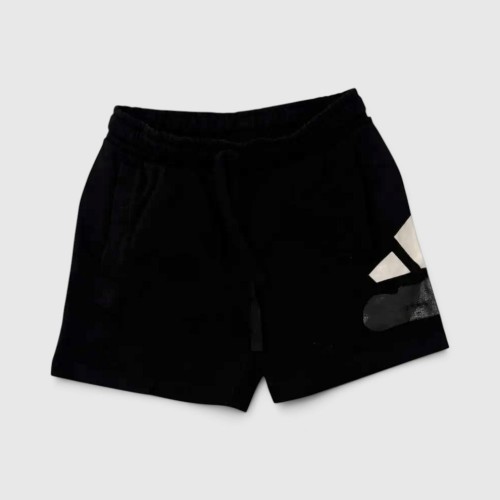 Adidas Μαύρη Αθλητική Βερμούδα με Λευκό Logo / Pre-Owned