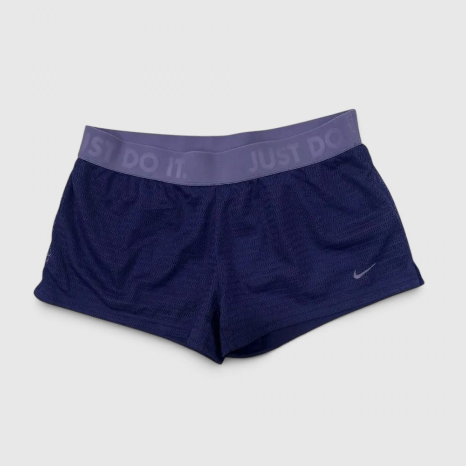 Nike Dri-FIT “Just Do It” Γυναικείο Μωβ Mesh Σορτς M / Pre-Owned