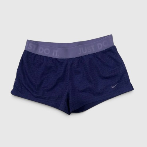 Nike Dri-FIT “Just Do It” Γυναικείο Μωβ Mesh Σορτς M / Pre-Owned